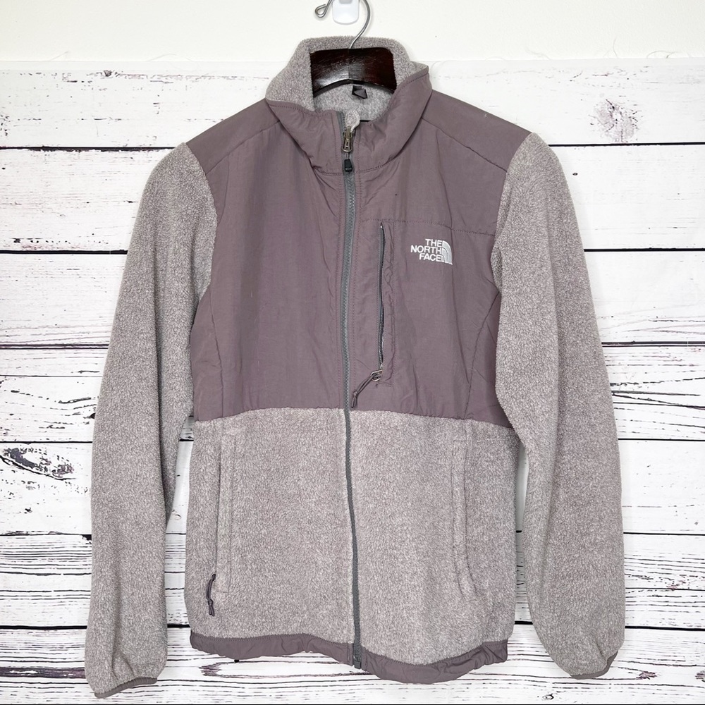The north face fleece zip up jacket